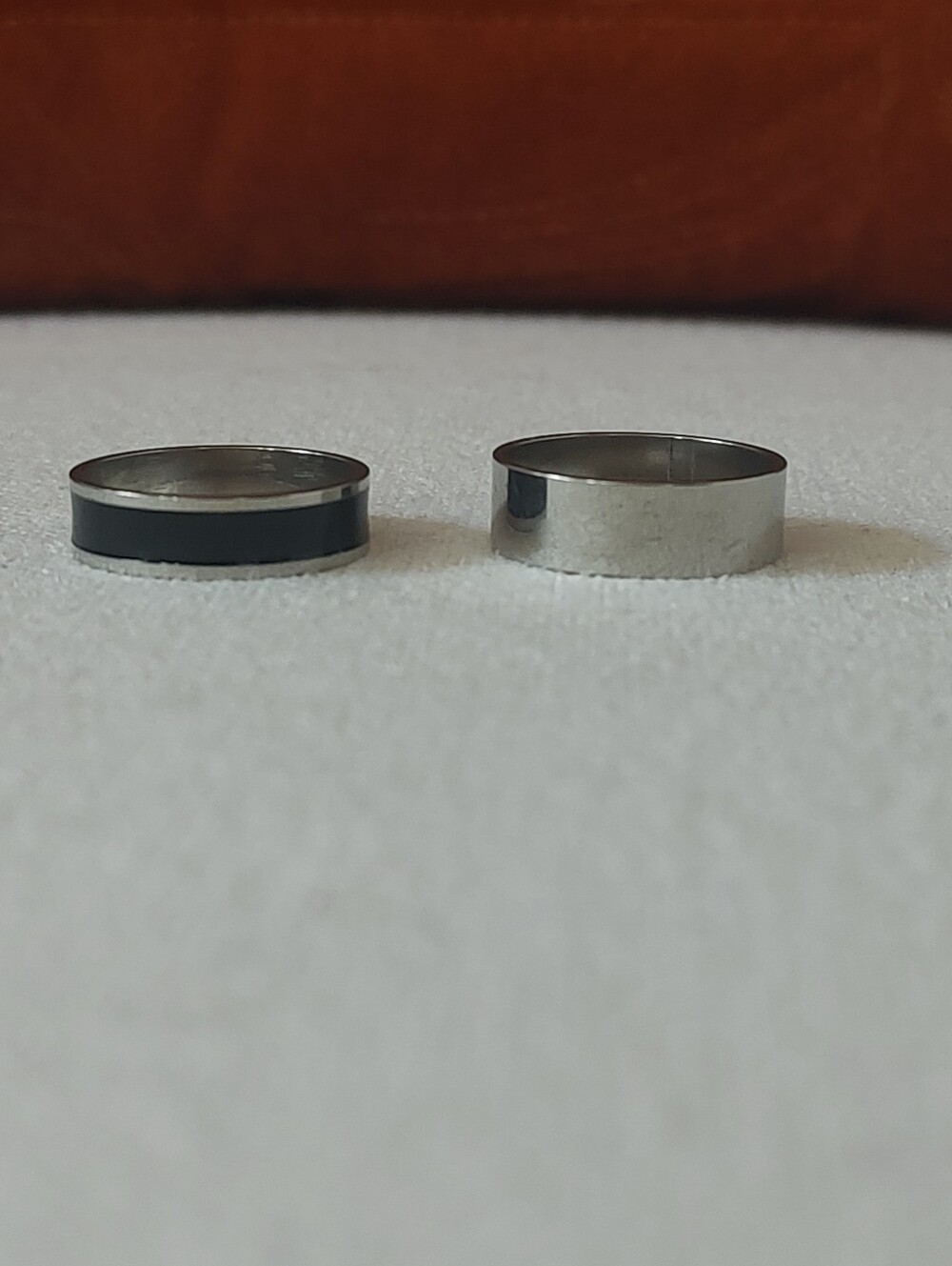 2 New Stainless Steel Rings